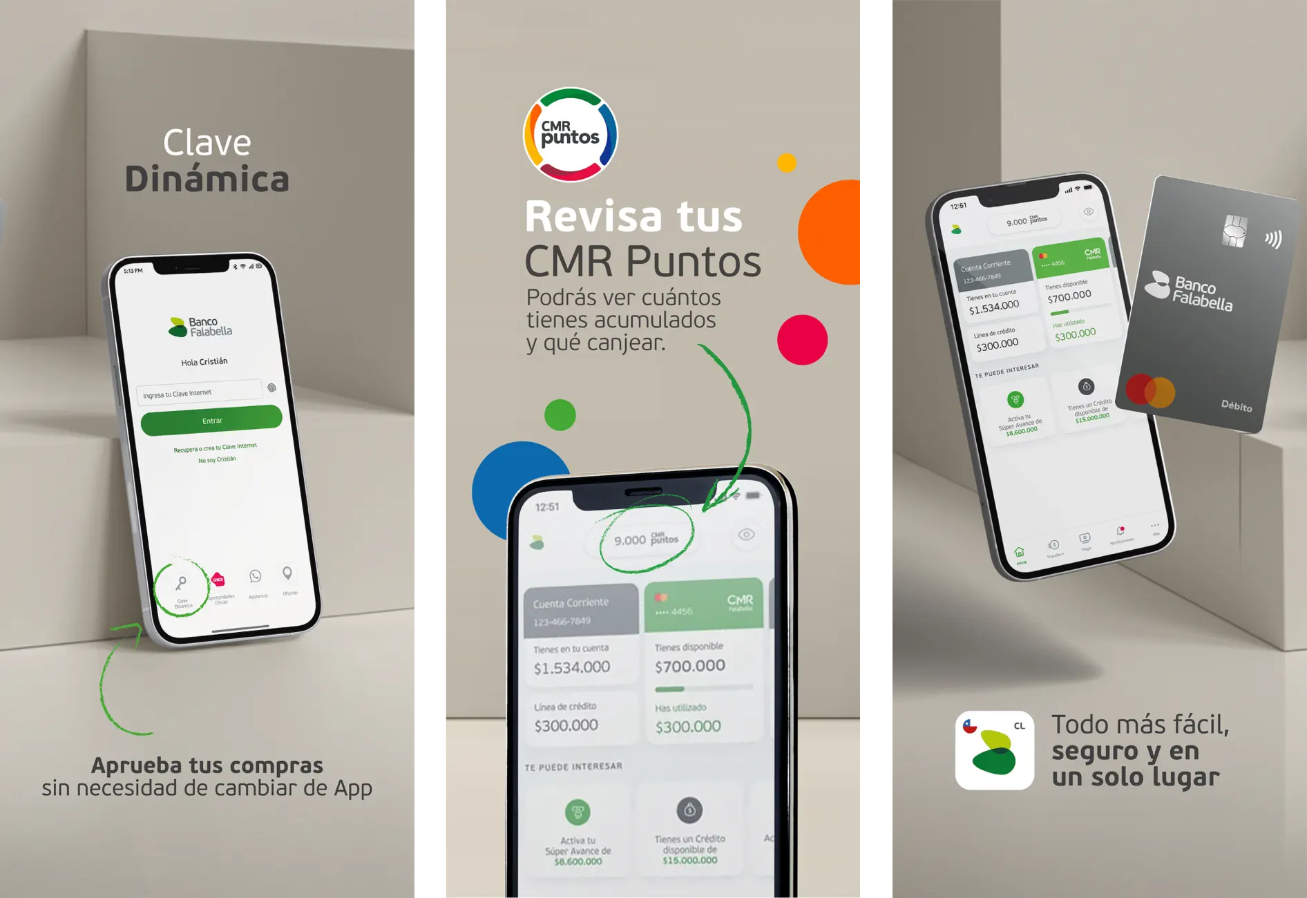 Final redesign screens
