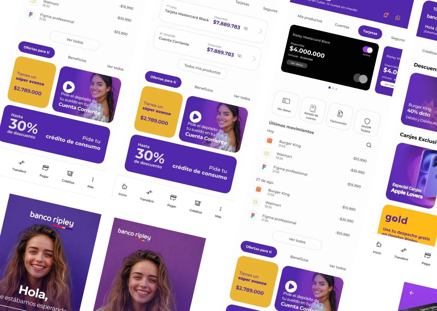 Banco Ripley redesign