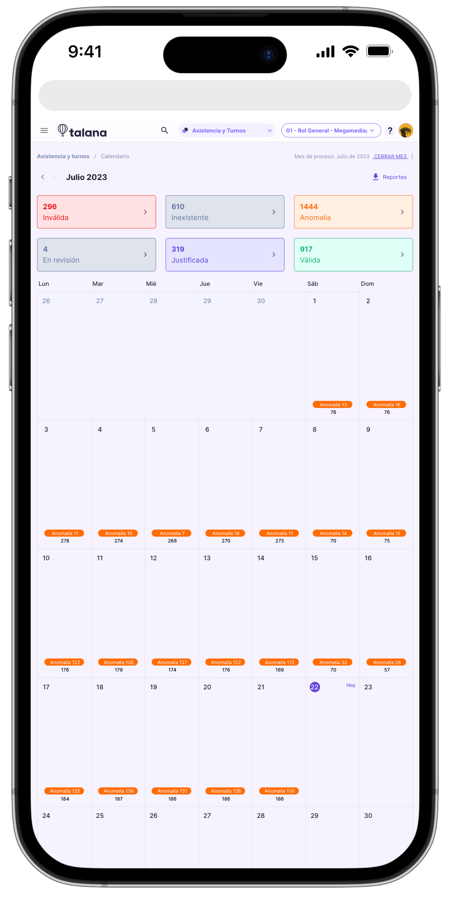Calendar redesign